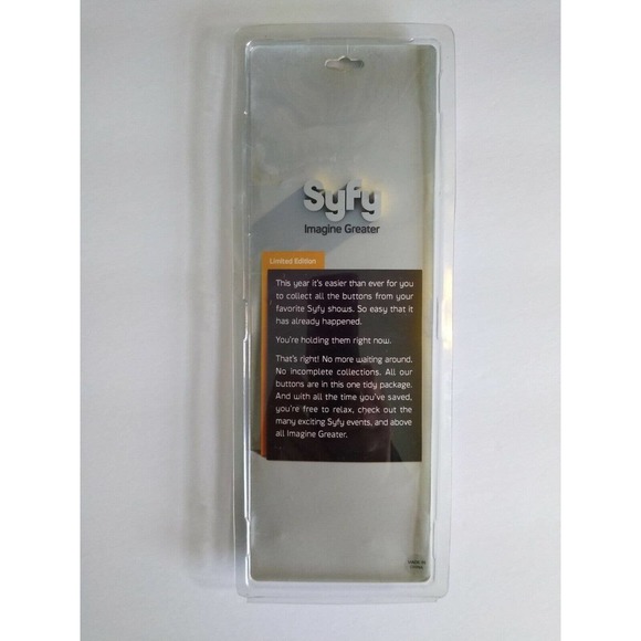 SyFy Set 10 Pinback Buttons Badges Ghost Hunters Chiller Eureka Stargate Caprica - Picture 7 of 7